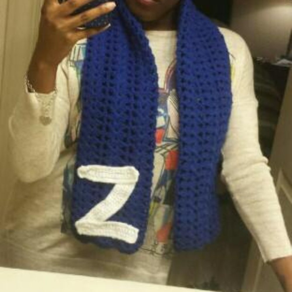 Custom Monogram Scarf